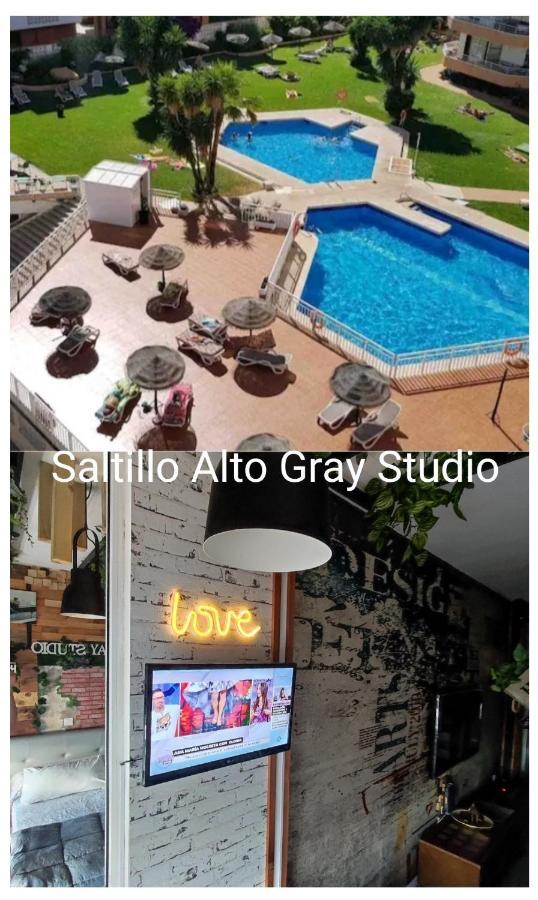 Saltillo Alto Gray Studio. Vistas Al Mar Y Piscina Торремолінос Екстер'єр фото